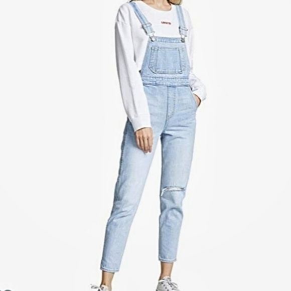 Levi's Denim - Levi's Mom Ankle Denim Overalls